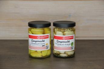 Eingemachter Knoblauch